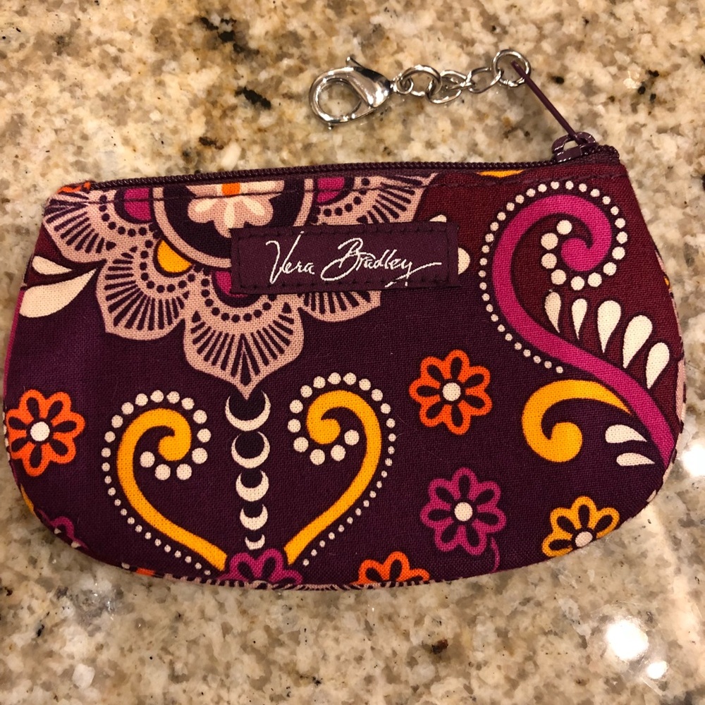 Vera Bradley ID holder key chain